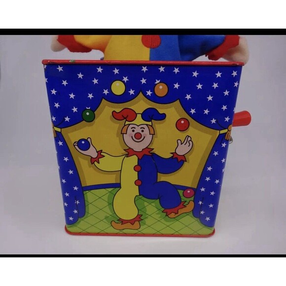 Vintage 1997, Schylling Original Jester Clown Jack In The Box Musical Pop Up Toy - Picture 2 of 9
